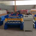 Roof panel hydraulic glazed tile roll forming machine